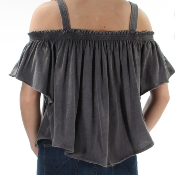 Free People We the Free Rust Red Fast Cane Halter Tank Top Oversized Size XS - Picture 4 of 8